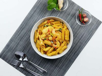 Creamy Tom Yam Penne (serves 2)