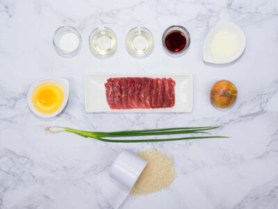 Gyudon (Japanese Beef Bowl) (serves 1)