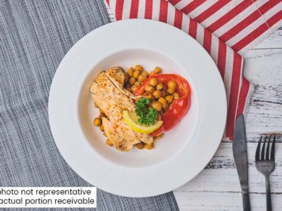 Cumin Roasted Chickpeas Chicken Bowl (serves 2)