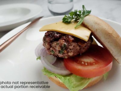 Classic Cheeseburger (serves 2)