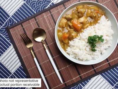 Japanese Curry Chicken with Rice (serves 2)