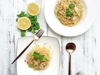 Miso Butter Pasta (serves 2)