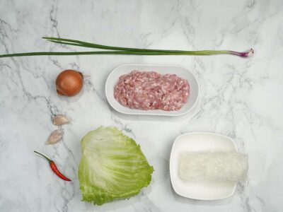 Pork & Glass Noodles Lettuce Wrap (serves 2)