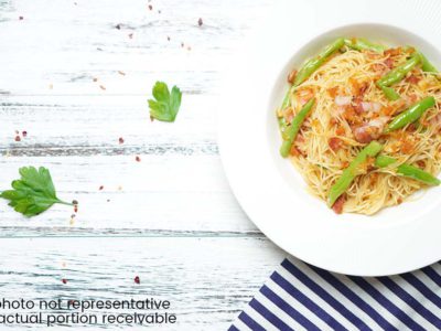 Hae Bi Hiam Bacon Aglio Olio (serves 2)