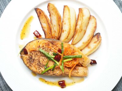 Spicy Salmon Teriyaki (serves 2)