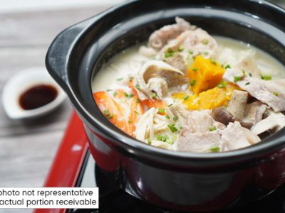 Tonyu Nabe (Japanese Soy Milk Hotpot) (serves 2)