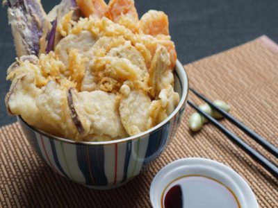 Yasai Tempura Don (Vegetarian) (serves 2)