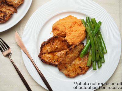 Honey Butter Pork Chops (serves 2)