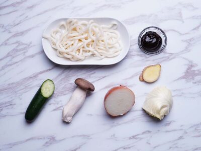 Vegan Korean Jajangmyeon (serves 2)