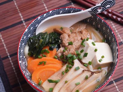 Vegan Miso Udon (serves 2)