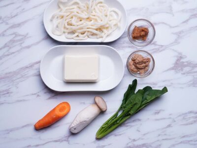 Vegan Miso Udon (serves 2)