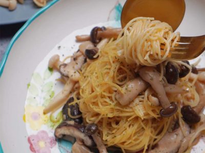 Miso Mushrooms Pasta (serves 2)
