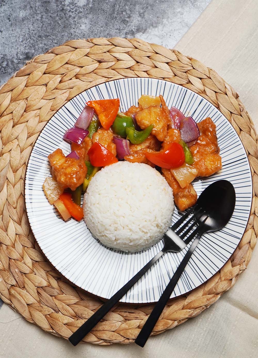 Sweet and Sour Fish with Rice | Cookin1 Meal Kit Singapore