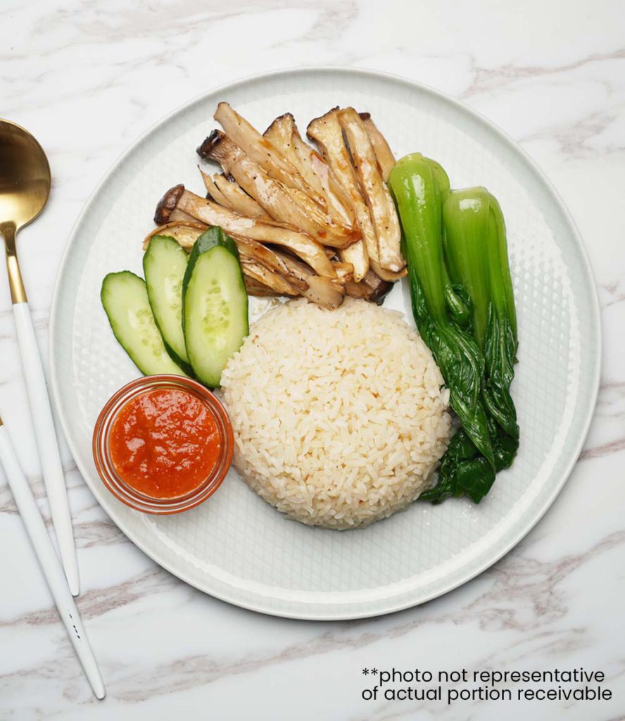 Vegan Chicken Rice (serves 2) – Cookin1