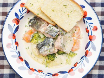 Salmon Stew with Vegetables (Serves 2)
