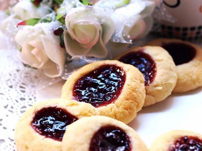 Jam Thumbprint Cookies