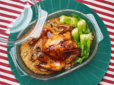 Asian Baked Chicken Rice (Serves 2)