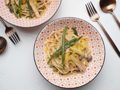 Creamy Vegan One Pot Pasta (Serves 2)