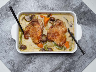 French Chicken Casserole (Serves 2)