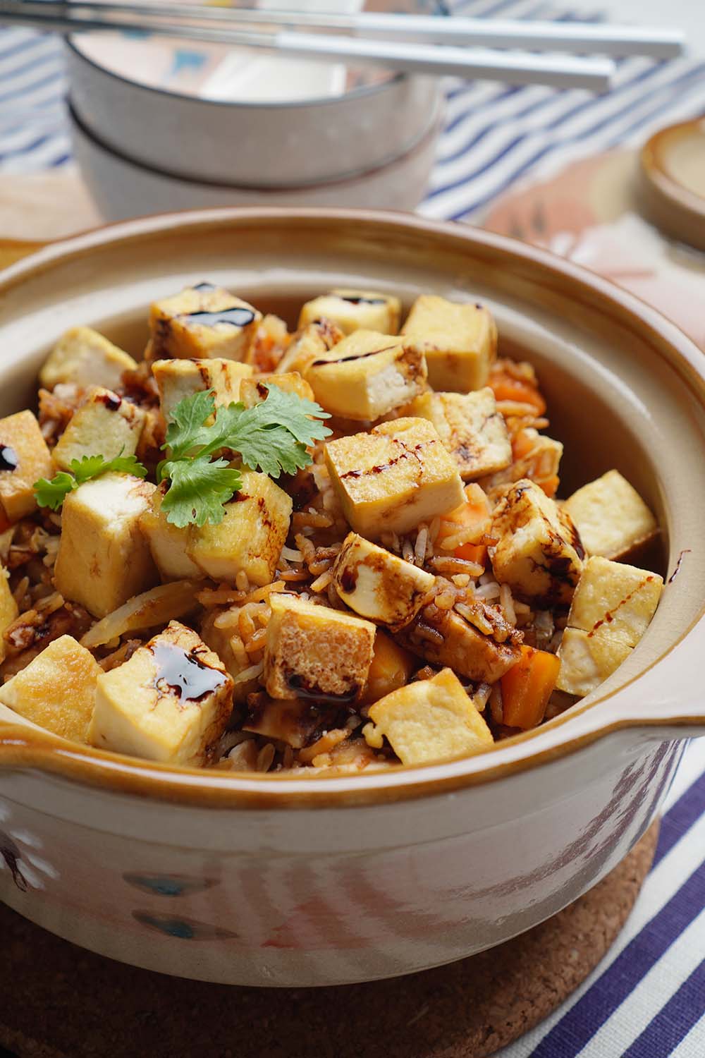 Rice Cooker Vegan Yam Rice (Serves 2) – Cookin1