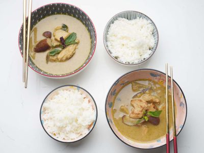 Vegan Thai Green Curry Chicken (Serves 2)