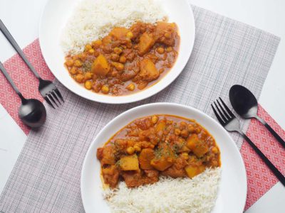 Chickpeas & Butternut Tikka Masala (Serves 2)