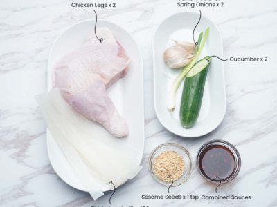 Sichuan Style Chicken Vermicelli Salad (Serves 2)