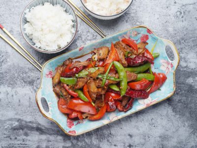 Vegan Kung Pao Chicken (Serves 2)