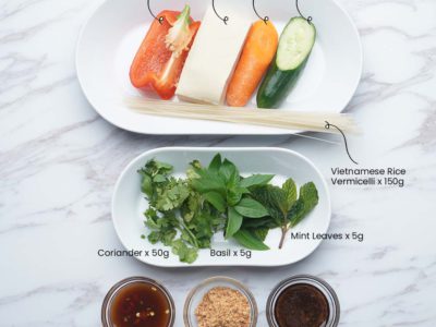 Vegan Vietnamese Noodle Salad (Serves 2)