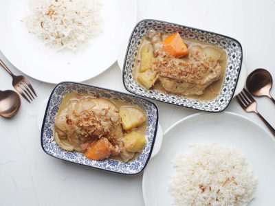 Chicken Kurma with Basmati Rice (Serves 2)