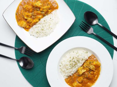 Pumpkin Chicken Curry with Cauliflower Rice (Serves 2)